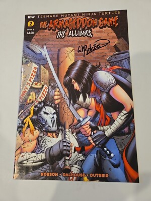 Armageddon Game The Alliance #2 Signed By Will Robson NM No COA 