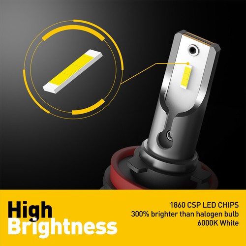 AUXITO 9005 9006 H1 H8 H11 H4 H7 LED Headlight Bulbs 360° Lighting Super Bright - Picture 6 of 18