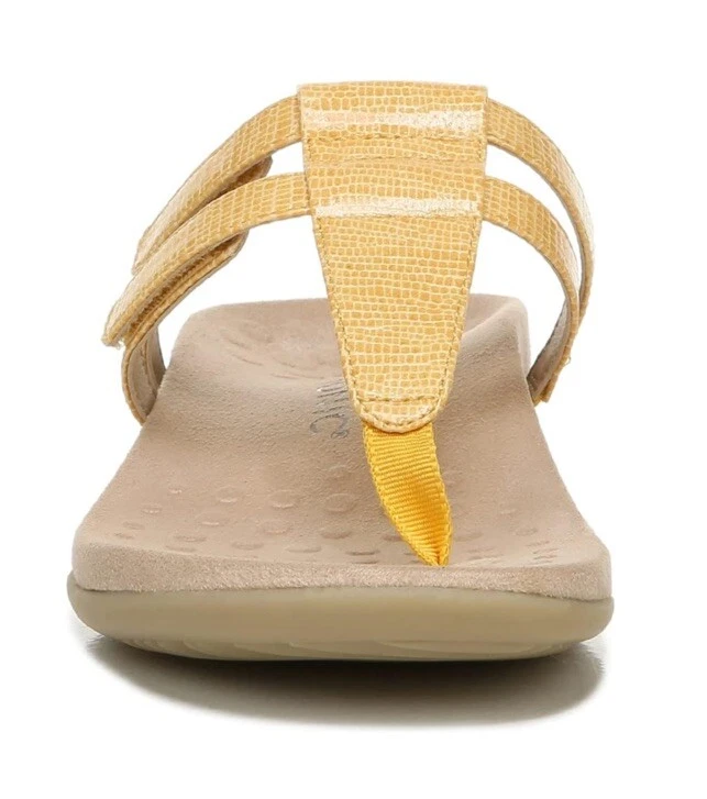Sandalia Vionic Elvia Mujer 11 Caléndula Amarillo Arco Soporte Ortopédica Nueva Foto 4 de 4