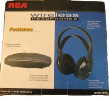 New RCA very comfortable infrared Wireless Headphones Infrared WHR120RS