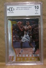 Allen Iverson RC 1996-97 Bowman Best 