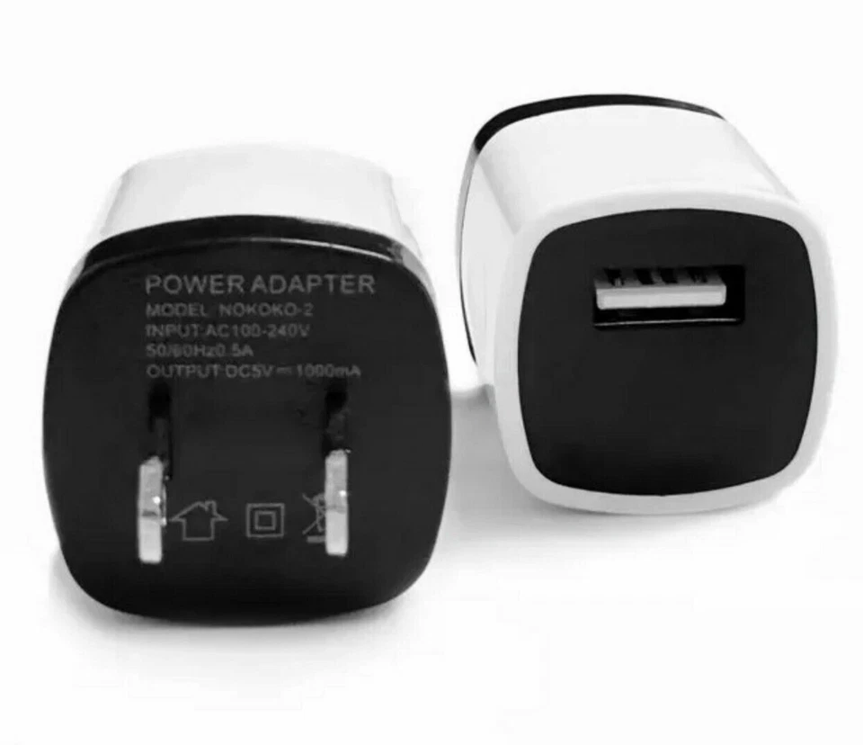 100x 1A USB Wall Charger Plug AC Home Power Adapter FOR Samsung Android iPhone - Image 2 of 3