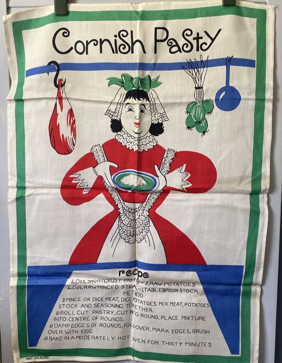 1960's Vintage CORNISH PASTIES With UK