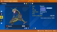 Event Shiny Rayquaza Pokemon Scarlet Violet / Pokemon Home - READ DESCRIPTION
