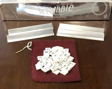 Very Rare SCRABBLE PLATNIUM EDITION Replacement Parts. Individual Parts Only!