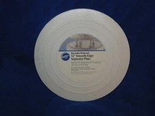 New Wilton Decorator Preferred Smooth Edge Separator 12" Plate 302-4104