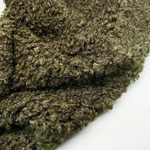 Curly Plush Faux Sherpa Fleece Fabric Furry DIY Toy Doll Material 40 45CM - Picture 21 of 28