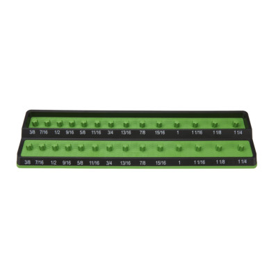 Mechanic's Time Savers PSH50S-GRN 1/2'' SAE Peg Socket Holder - Green