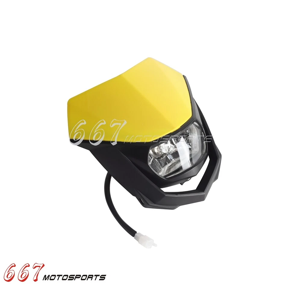 Dirt Bike Headlight For Suzuki RM85 RM85L RM125 RM250 RMZ250 RMZ450 RMX450Z - Image 4 of 4