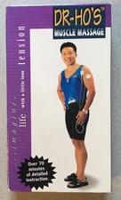 Dr-Ho's Muscle Massage Instruction VHS Video 1998 TENS HEALTH PAIN