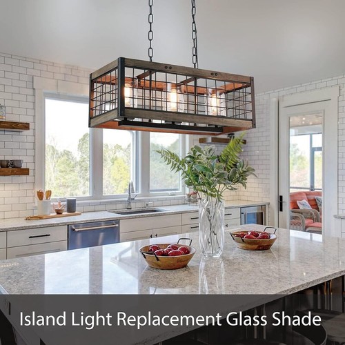 Aspen Creative Clear Hammered Glass Shade, 4.5" x 5.38", 1-Pack - Picture 9 of 9
