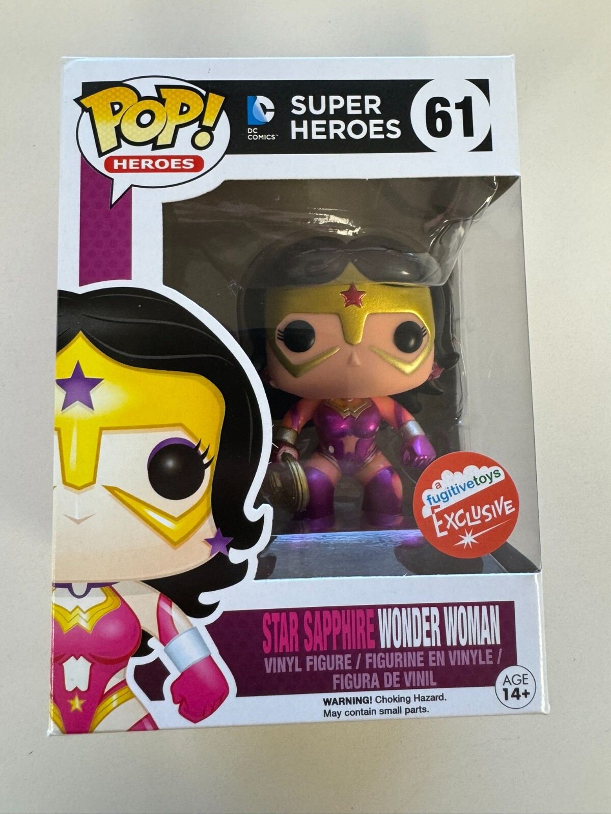 Funko Pop! - Wonder Woman (Metallic) - Dc Super Heroes - Fugitive - 61