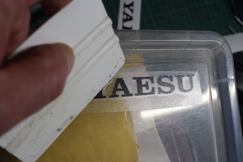 YAESU Decals x2 Orange and Black . for your antenna, radio, shack, equipment. - Picture 9 of 12