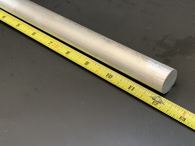 2-1/2" X 12" Long Solid Aluminum Round Rod 6061-T6 - 2.500" Bar Stock