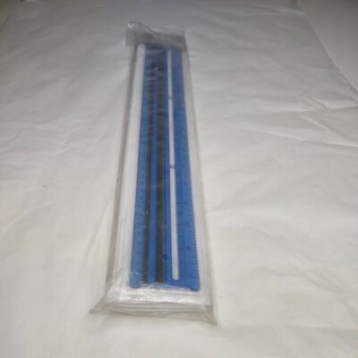 Helix 15''/38cm Computer Printout & Word Processor Ruler Blue Item #12621