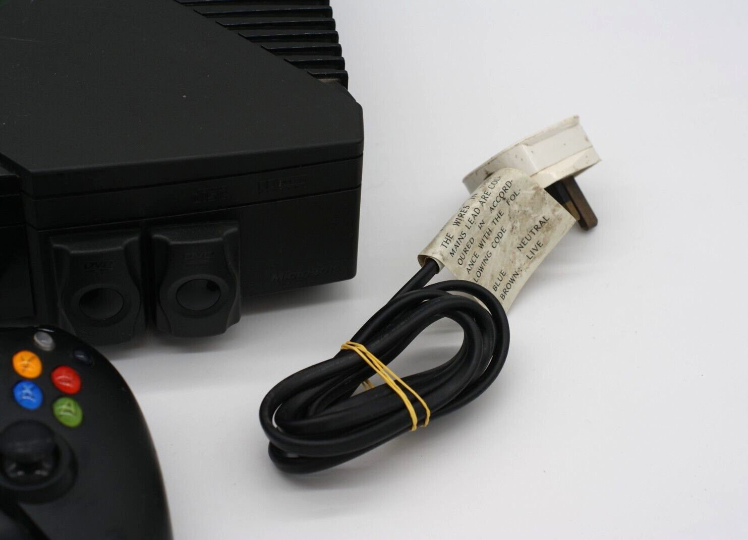 Xbox Original Console EvolutionX Chip Console Controller and Cables. eBay