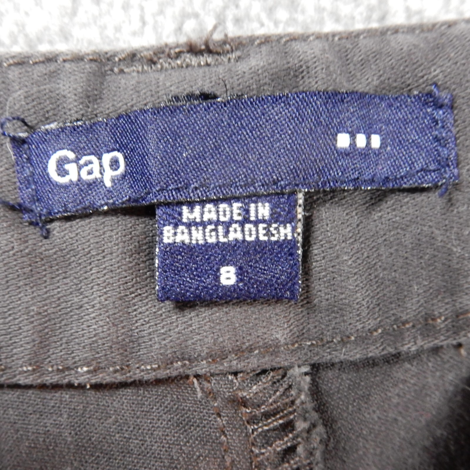 Gap Womens Pants 8 W32 L31 Grey Solid Basic Mid R… - image 6