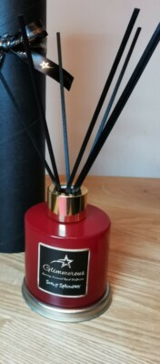 Snowy Splendour Red Luxus Schilf Diffusor Geschenk