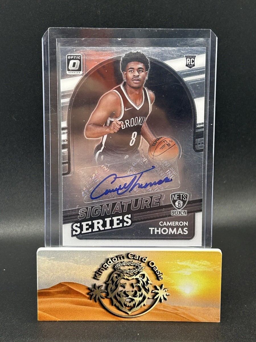 2021-22 Donruss Optic Signature Series #SS-CTH Cameron Cam Thomas