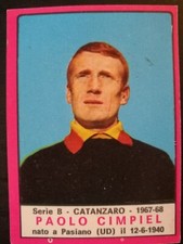 FIGURINE PANINI FOOTBALLERS 1967/68 - PAOLO CIMPIEL - REC
