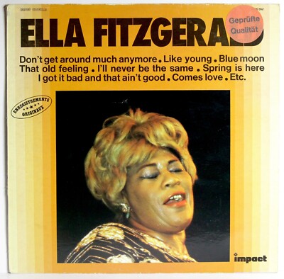 Ella Fitzgerald ''Ella Fitzgerald'' Vinyl LP (1969) French Pressing  [NM/EX] clean