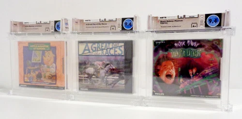VINTAGE Philips CD-i GRADED LOT OF (3) CDI WATA 9.4 Sealed Games