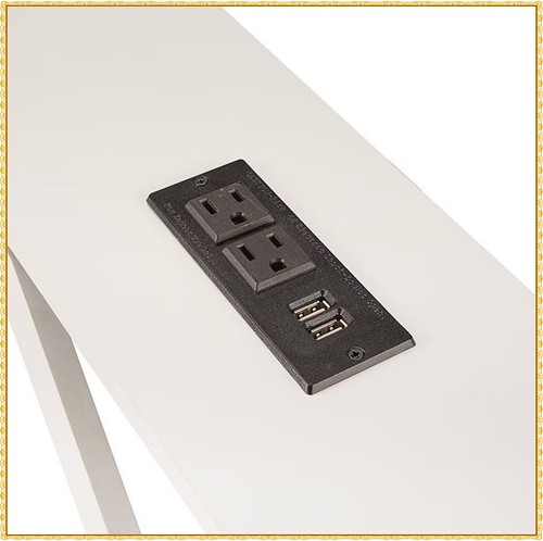 Slim Space Saver Accent Console Table Outlet USB Entryway Hallway Sofa~ 3 COLORS - Picture 12 of 25