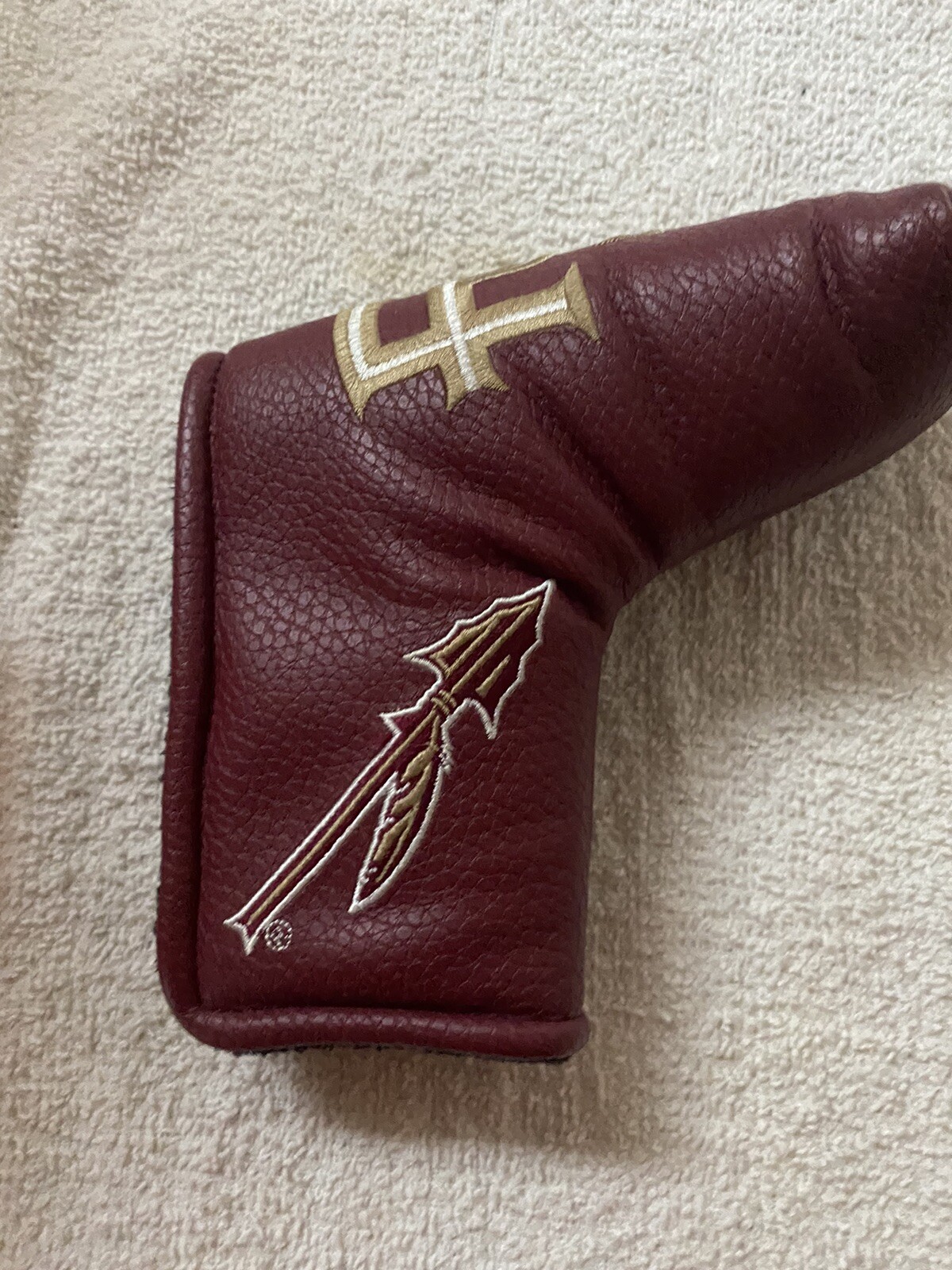 FSU Florida State Seminole Vintage Magnetic Putter Cover
