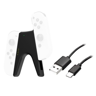 V Shape Charging Grip With Type-C Charging Cable For Nintend Switch Controller a