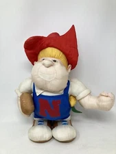 Vintage Stuffins 1996 Herbie Husker 12" Plush Nebraska Cornhuskers-VERY RARE!!