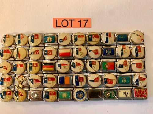 ITALIAN CHARMS WHOLESALE LOT OF 50 PICK YOUR LOT NUMBER FROM THE PICTURES 9MM - 第 4/11 張圖片
