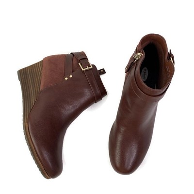 dr scholl's double wedge bootie