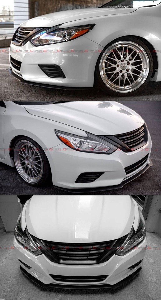 FOR 2016-2018 NISSAN ALTIMA 4DR SEDAN S STYLE VIP JDM FRONT BUMPER LIP ...