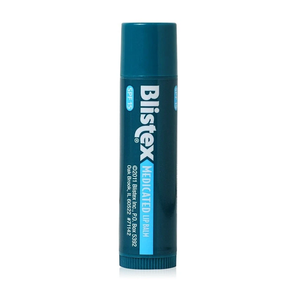 12 x Bálsamo labial Blistex cuidado labial regular FPS15 extractos naturales 0,15 oz / 4,25 g Foto 4 de 4