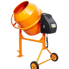 70L Portable Mini Mud Mixer Mobile Concrete Cement Mixer for Construction Work