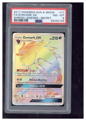 Zoroark-GX graded PSA 8 for sale on eBay