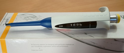 Mechanische Pipette Sartorius Proline plus 20-200µl inkl. 960 Pipettenspitzen