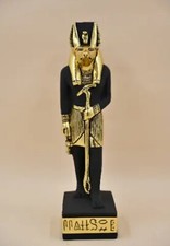 Ancient Egyptian Antiquities  statue of God Of Death Anubis stone made Rare BC