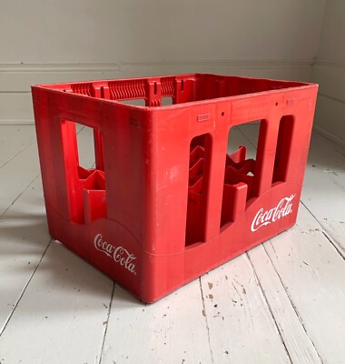 Vintage Coca Cola / Coke Rot Stapelflasche Kiste. Datiert 1994