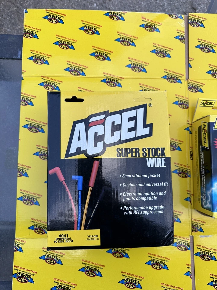 ACCEL 8140C Super Stock Rendimiento Bobina Cromo y ACCEL Super Stock Cables 4041 Foto 3 de 4