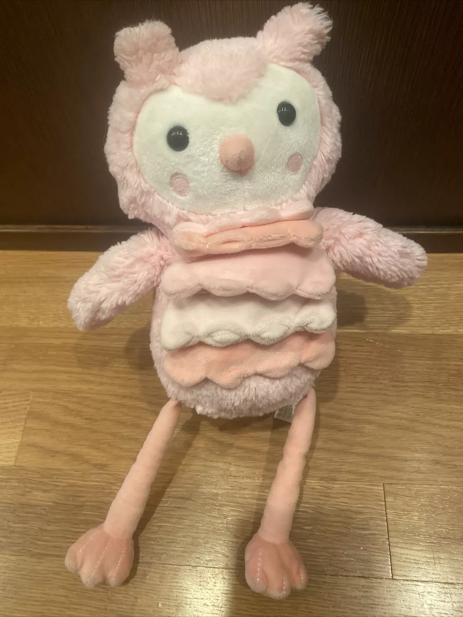 Target Cloud Island 2017 Pink Owl Bird Plush Soft Stuffed Animal Lovey 13