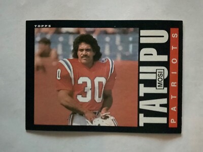 Mosi Tatupu 1985 Topps Football Card #331 - New England Patriots - NM
