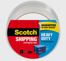 Scotch Shipping PACKING TAPE Clear Heavy Duty 1.88" W x 54.6' L 3850