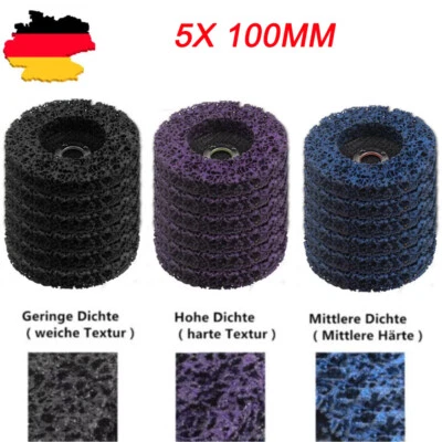 5 Stk Rostio CSD Scheibe CBS Grob Reinigungsscheibe Winkelschleifer 100mm - Bild 1 von 4