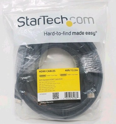 STARTECH HDMM40 ''40ft.'' HIGH SPEED HDMI CABLE - HDMI - M/M 19 Pin ''40 Ft.''