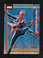 2026 Topps Chrome Marvel Comics Aqua Refractor 61/199 Spider-Punk #166 16fs