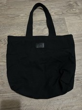 Borsa Vans Off The Wall in tela di cotone nero tinta unita 17,5" × 12,5" × 4,5"
