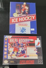 Nintendo Hockey Wall Art - Metal Signs - NES ICE HOCKEY & SNES NHLPA '93