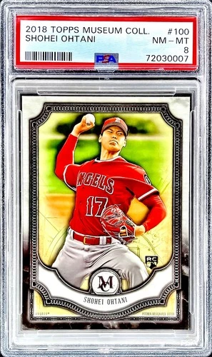 Shohei Ohtani RARE ROOKIE RC TOPPS INVESTMENT CARD SSP NON AUTO MVP ROY PSA 8