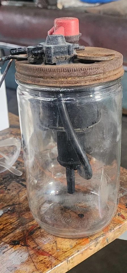 1955 Cadillac EL DORADO стеклоочиститель бутылка для воды с электрическим насосом оригинал - Изображение 2 из 4